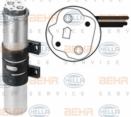 Behr-Hella 8FT 351 197-591 Dryer, air conditioner 8FT351197591