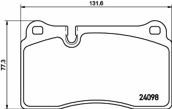 Hella-Pagid 8DB 355 019-941 Brake Pad Set, disc brake 8DB355019941