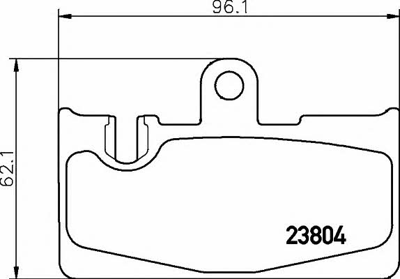 Hella-Pagid 8DB 355 011-661 Brake Pad Set, disc brake 8DB355011661