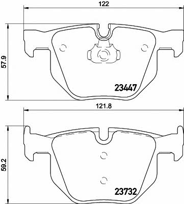 Hella-Pagid 8DB 355 013-941 Brake Pad Set, disc brake 8DB355013941