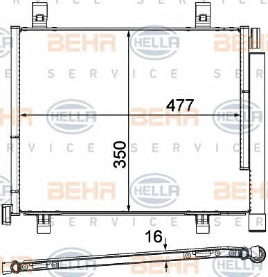 Behr-Hella 8FC 351 319-601 Cooler Module 8FC351319601