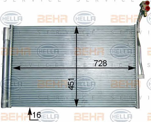 Behr-Hella 8FC 351 343-161 Cooler Module 8FC351343161