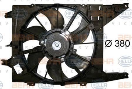 Behr-Hella 8EW 351 044-521 Hub, engine cooling fan wheel 8EW351044521