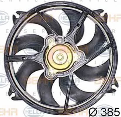 Hub, engine cooling fan wheel Behr-Hella 8EW 351 044-541