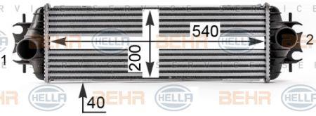 Behr-Hella 8ML 376 700-111 Intercooler, charger 8ML376700111