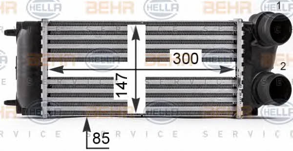 Behr-Hella Intercooler, charger – price