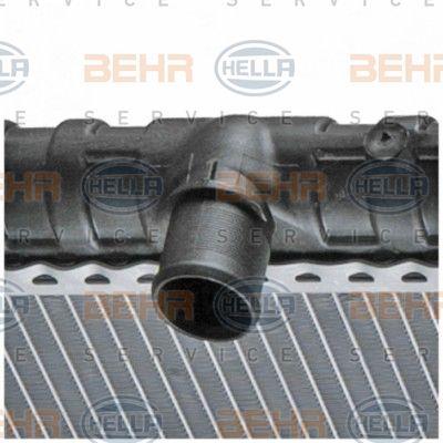 Radiator, engine cooling Behr-Hella 8MK 376 745-134
