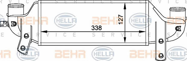 Behr-Hella 8ML 376 765-001 Intercooler, charger 8ML376765001