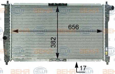 Behr-Hella 8MK 376 762-611 Radiator, engine cooling 8MK376762611