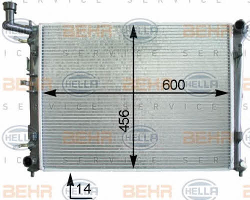 Behr-Hella 8MK 376 763-711 Radiator, engine cooling 8MK376763711