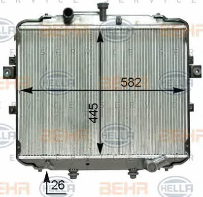 Behr-Hella 8MK 376 763-741 Radiator, engine cooling 8MK376763741