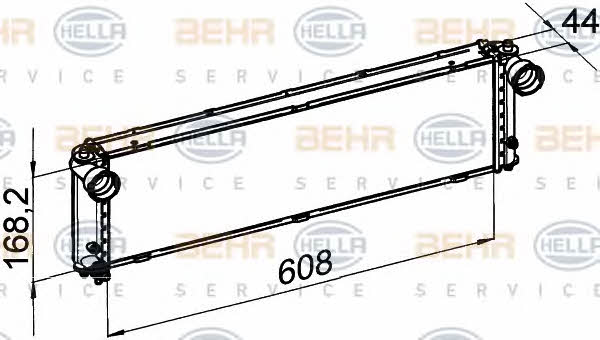 Behr-Hella 8MK 376 765-111 Radiator, engine cooling 8MK376765111