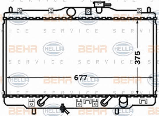 Behr-Hella 8MK 376 768-251 Radiator, engine cooling 8MK376768251