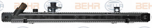Behr-Hella Engine cooling radiator – price [object Object] PLN