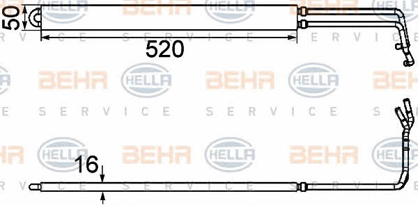 Behr-Hella 8MO 376 754-291 Oil cooler 8MO376754291