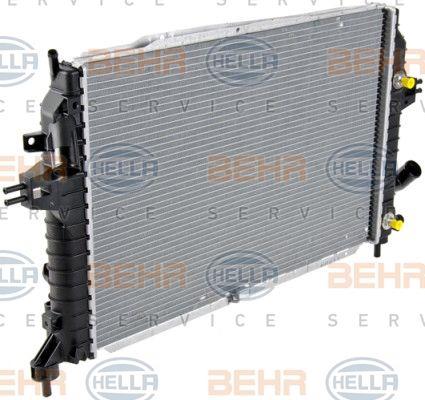 Radiator, engine cooling Behr-Hella 8MK 376 790-031