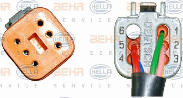 Hub, engine cooling fan wheel Behr-Hella 8MV 376 729-491