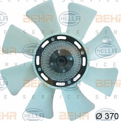 Behr-Hella 8MV 376 734-241 Viscous coupling assembly 8MV376734241