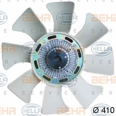 Behr-Hella 8MV 376 734-291 Viscous coupling assembly 8MV376734291