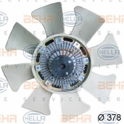 Behr-Hella 8MV 376 734-301 Viscous coupling assembly 8MV376734301
