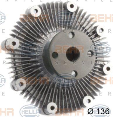 Behr-Hella 8MV 376 758-611 Viscous coupling assembly 8MV376758611