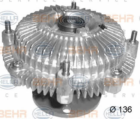 Behr-Hella 8MV 376 758-661 Viscous coupling assembly 8MV376758661