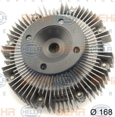 Behr-Hella 8MV 376 758-701 Viscous coupling assembly 8MV376758701