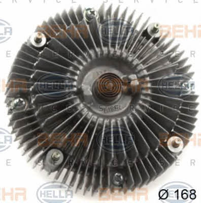 Behr-Hella 8MV 376 758-721 Viscous coupling assembly 8MV376758721