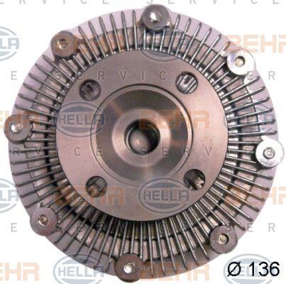 Behr-Hella 8MV 376 758-791 Viscous coupling assembly 8MV376758791