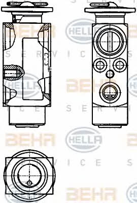 Behr-Hella 8UW 351 234-121 Air conditioner expansion valve 8UW351234121