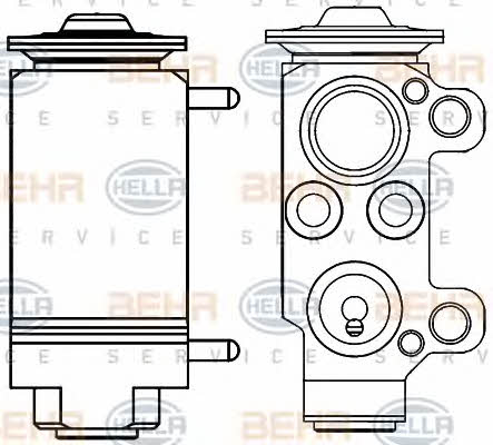 Behr-Hella 8UW 351 234-131 Air conditioner expansion valve 8UW351234131