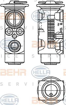 Behr-Hella 8UW 351 234-181 Air conditioner expansion valve 8UW351234181