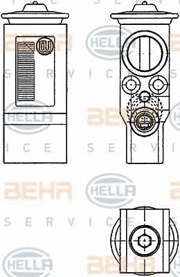 Behr-Hella 8UW 351 234-231 Air conditioner expansion valve 8UW351234231