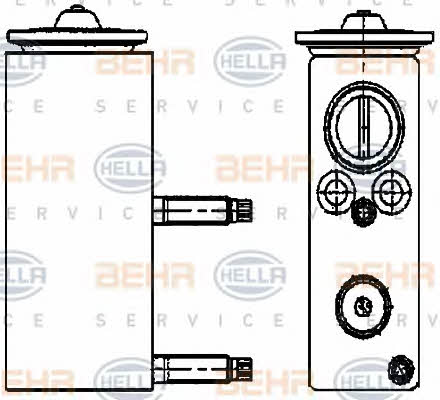 Behr-Hella 8UW 351 234-461 Air conditioner expansion valve 8UW351234461