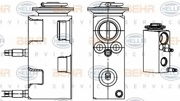 Behr-Hella 8UW 351 234-521 Air conditioner expansion valve 8UW351234521