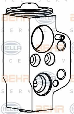 Behr-Hella 8UW 351 234-561 Air conditioner expansion valve 8UW351234561