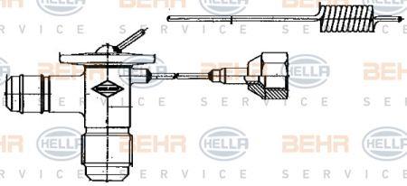 Behr-Hella 8UW 351 235-001 Air conditioner expansion valve 8UW351235001