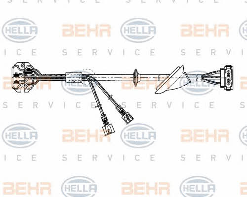 Heater control unit Behr-Hella 5HL 351 321-081