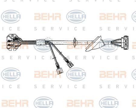 Behr-Hella 5HL 351 321-081 Heater control unit 5HL351321081
