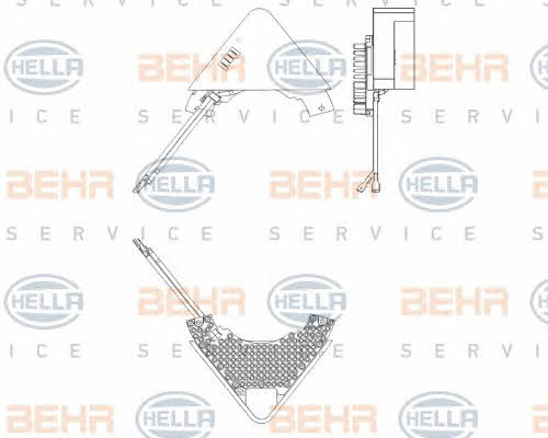 Behr-Hella 5HL 351 321-271 Heater control unit 5HL351321271