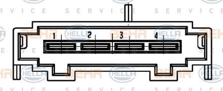 Behr-Hella 5HL 351 321-491 Heater control unit 5HL351321491