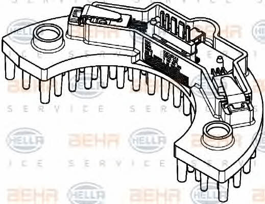 Behr-Hella 5HL 351 321-561 Heater control unit 5HL351321561