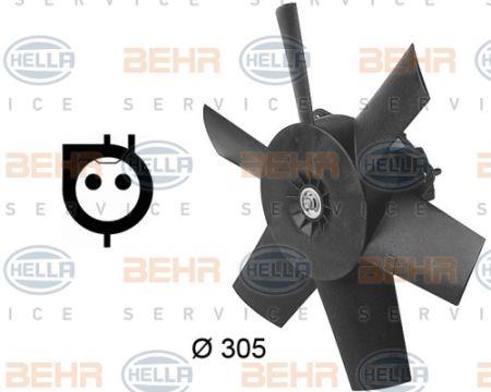 Behr-Hella 8EW 009 144-641 Hub, engine cooling fan wheel 8EW009144641