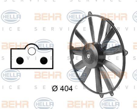 Behr-Hella 8EW 009 144-731 Hub, engine cooling fan wheel 8EW009144731