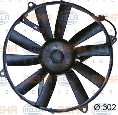 Behr-Hella 8EW 009 144-741 Hub, engine cooling fan wheel 8EW009144741