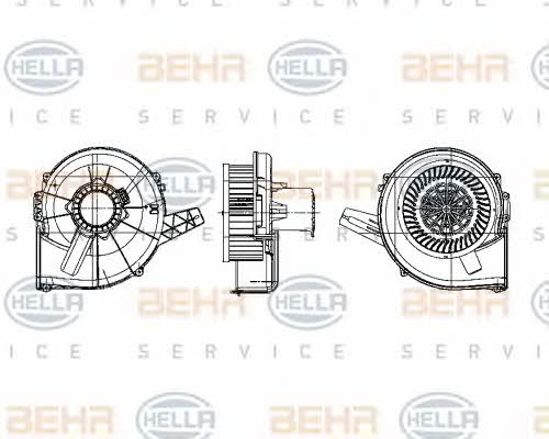 Behr-Hella 8EW 009 157-131 Fan assy - heater motor 8EW009157131