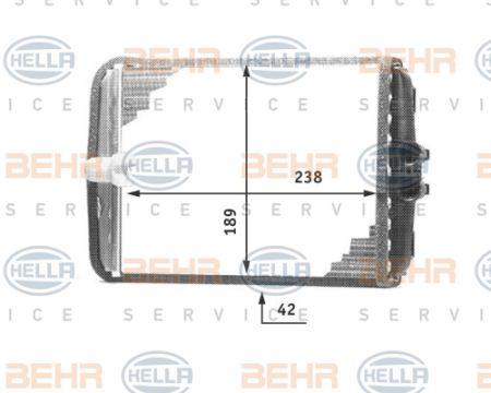 Behr-Hella 8FH 351 311-681 Heat exchanger, interior heating 8FH351311681