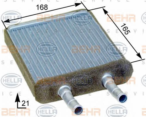 Behr-Hella 8FH 351 315-201 Heat exchanger, interior heating 8FH351315201