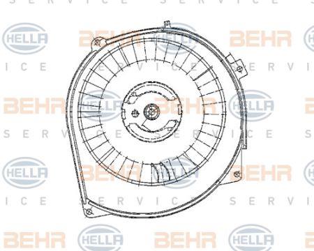 Behr-Hella 8EW 009 157-761 Fan assy - heater motor 8EW009157761