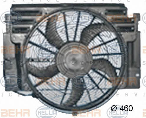 Behr-Hella 8EW 351 040-661 Hub, engine cooling fan wheel 8EW351040661